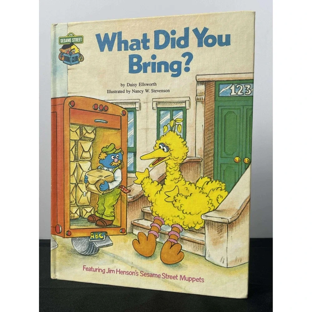 Sesame Street What Did You Bring Golden Press Book Vintage
